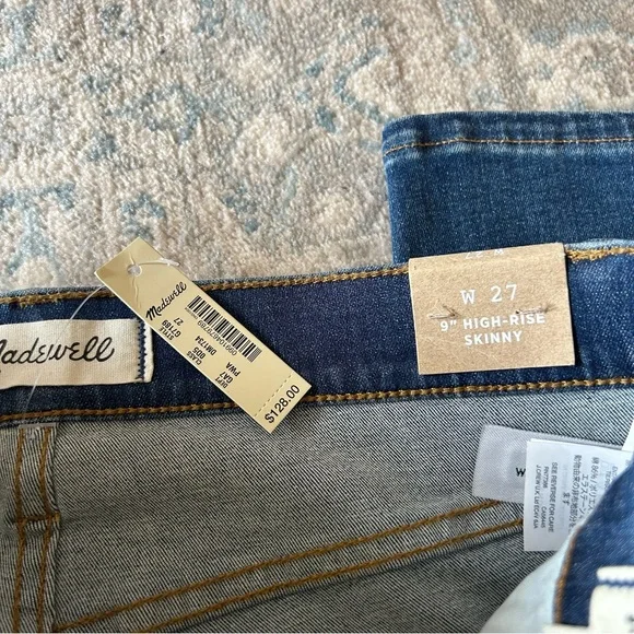 Madewell 9” High Rise Skinny Jeans